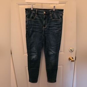 American Eagle Outfitters Dark Blue Skinny Jeans